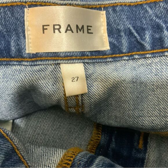 Frame denim Midmaxii angled seam Aline skirt size 27 - Picture 8 of 8